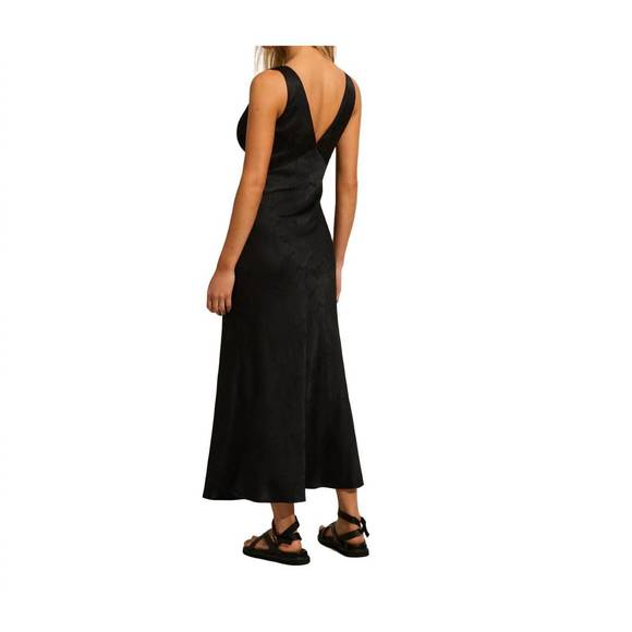 NEW AUGUSTE THE LABEL aida midi dress in black - Picture 2 of 4